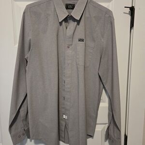 Mens Kimes Ranch Gray Long-Sleeve Shirt